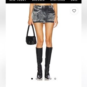 ICON DENIM GIO CARGO SKIRT IN LAVENDER size 28